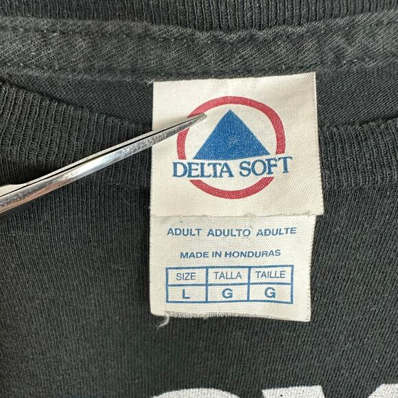 Delta Soft Unisex Adult Nsync 90s Boy Band Print Crewneck Black T-Shirt Large - Picture 9 of 10